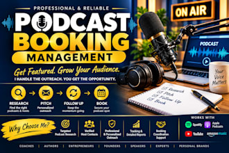 manage your podcast guest booking and outreach campaign