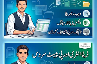do professional data entry and copy past work