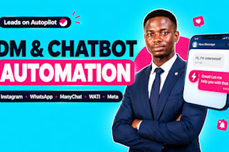 instagram dm meta automation lead generation chatbot whatsapp wati manychat inro