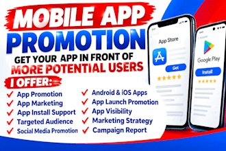 do mobile and ios app install, app promotion, app marketing