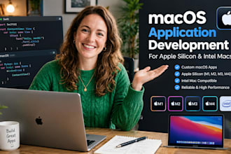 develop a native macos desktop app for apple silicon and intel