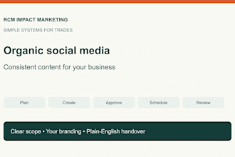 plan create and schedule social media content for your business