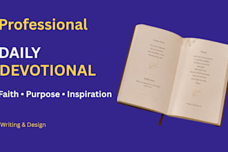write inspiring christian daily devotional for your audience