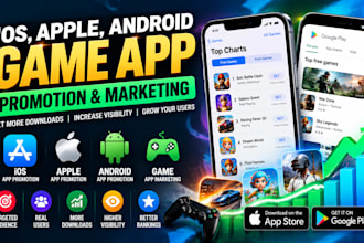 do IOS, apple, android game app promotion and marketing