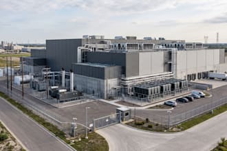 create 3d data center, storage room, 3d substation, server facility renders