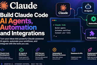 build claude code ai agents, automation and integrations