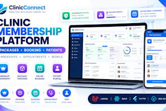 build custom clinic membership and patient booking software