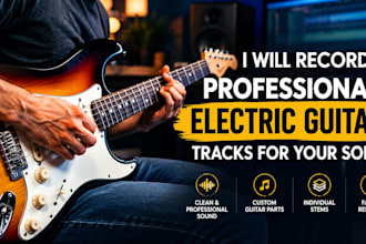 record professional acoustic guitar for your song