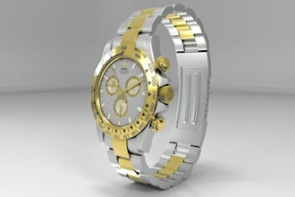 create watch cad, 3d modeling and technical drawings