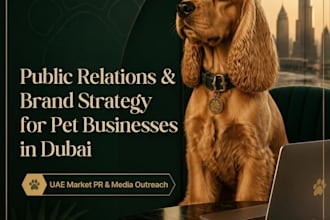 provide public relations and brand PR strategy for pet businesses