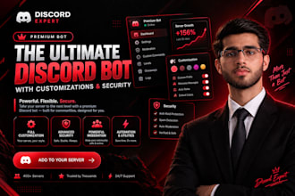professional discord server with premium bots