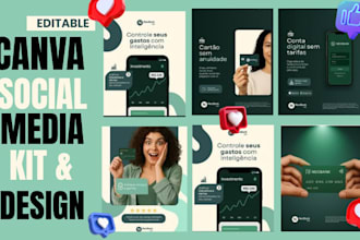 design social media kit influencer media kit epk brand identity kit