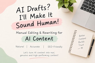 rewrite fact check and humanise your ai content