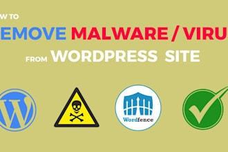 secure wordpress malware, virus and brute force attack recovery