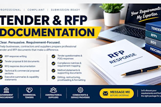 write winning rfp response, tender proposal and bid document