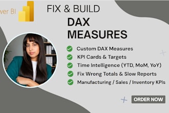 create dax measures and kpis for your power bi dashboard