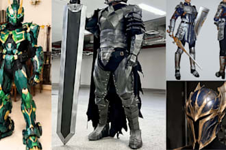 make custom cosplay armor eva foam wearable anime game armor cosplay helmets