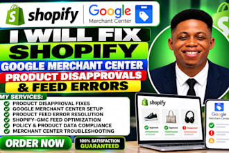 fix shopify google merchant center gmc product disapproval and feed errors