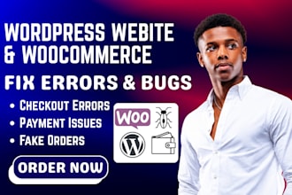 fix woocommerce bugs, checkout errors and fix payment issues