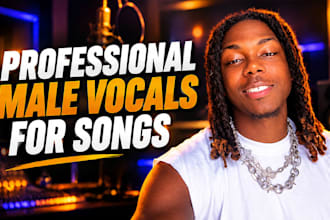 record male rap vocals, UK drill rap verse, rap feature