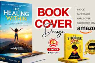 do christian book cover design, kdp book cover art, 3d book, ebook cover design