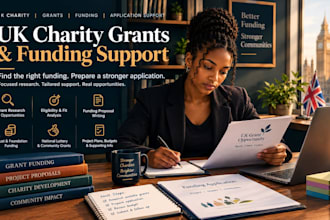 research UK charity grants and prepare funding applications