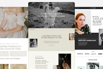 design or customize your showit template