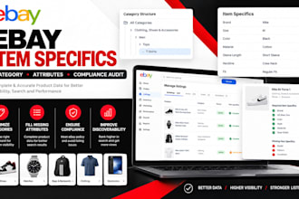 ebay item specifics category optimization product attributes listing audit