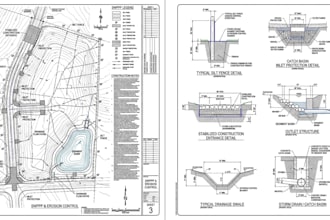 design site development grading drainage and erosion control plan