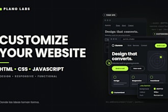 customize your HTML CSS and javascript website