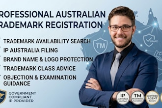 search and register your australian trademark with IP australia