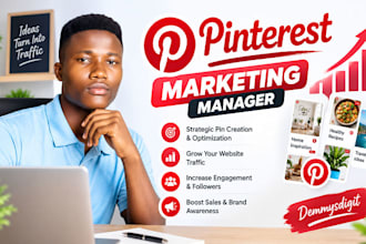 be your expert pinterest marketing manager for explosive growth