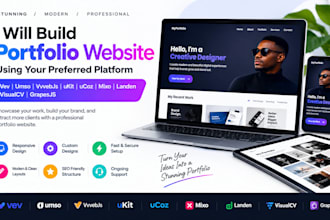 build vev umso vvvebjs ukit ucoz mixo landen visualcv grapesjs portfolio website