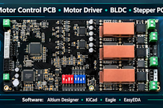 design motor control pcb , motor driver,bldc and stepper pcb