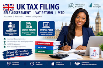 handle UK self assessment uk vat return and mtd tax filing