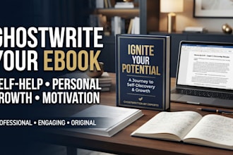 professionally ghostwrite a self help, personal development, motivational ebook