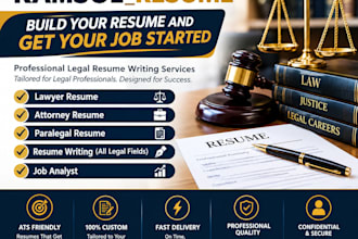 write lawyer resume, attorney resume, paralegal resume and resume writing