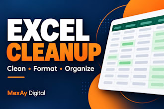 clean format and fix your excel spreadsheet