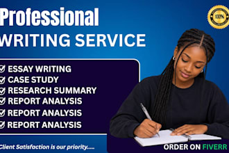 do online research writing, case studies and summaries