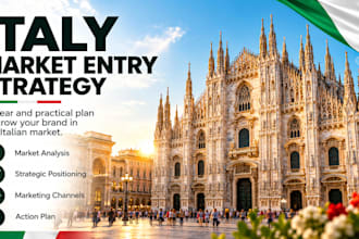 create an italy market entry strategy for your brand