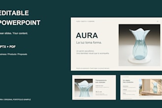 redesign your business presentation into editable powerpoint slides