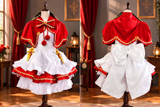 sew custom cosplay costumes and anime outfits to your measurements