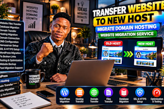 transfer website to new host migrate domain hosting website migration service