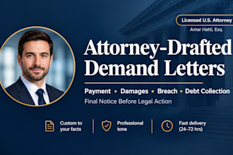 write a strong final demand letter before legal action
