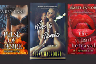 design eye catching erotica book cover romance book urban romance ebook cover