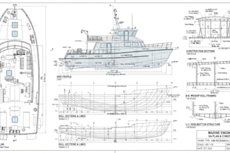 design ga plans, 2d cad drawings, and structural construction plans