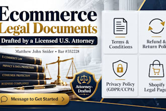 draft a gdpr ccpa compliant privacy policy and terms