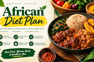 write cookbook africa dish nutrition diet