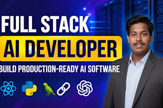 develop ai website, ai web application, ai software