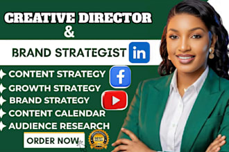 be your creative director social media manager brand strategist art director